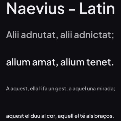Naevius – Latin